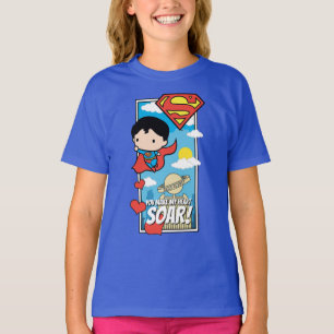 T-shirt Chibi Superman - Tu Fais Tourner Mon Coeur Valenti
