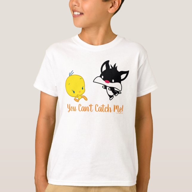 T-shirt Chibi SYLVESTER™ Chasse TWEETY™ (Devant)