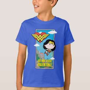 T-shirt Chibi Wonder Woman - Be My True Valentine