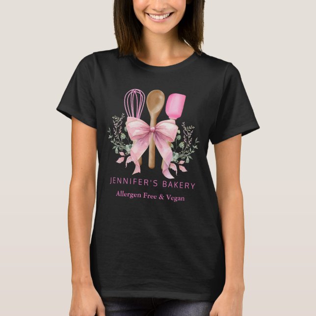 T-shirt Chic Boulangerie Pâtisserie Chef Cuisine Ustensile (Devant)