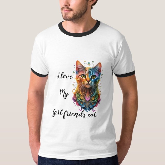 T-shirt "Chic Cat Love Collection" (Devant)