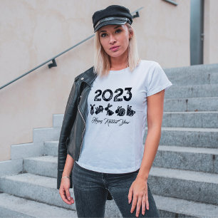 T-shirt Chic chinois Nouvel An Lunaire Nouvel An du lapin