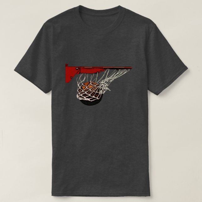 T-shirt chic de basket-ball (Design devant)