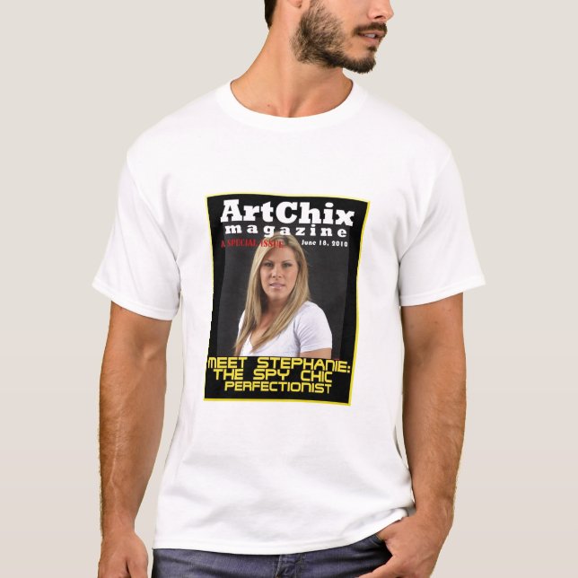 T-shirt chic d'espionne de Stephanie (Devant)