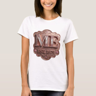 T-shirt Chic Or ME EST 1979 Conception de Texte