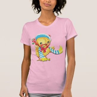 T-shirt Chic Pâques mignon sur T Chemise Rose