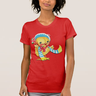 T-shirt Chic Pâques mignon sur T Chemise Rouge