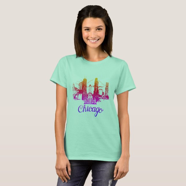 T-shirt Chicago (Devant entier)