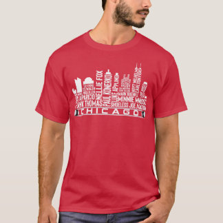 T-shirt Chicago Baseball Team All Time Legends Chicago Cit