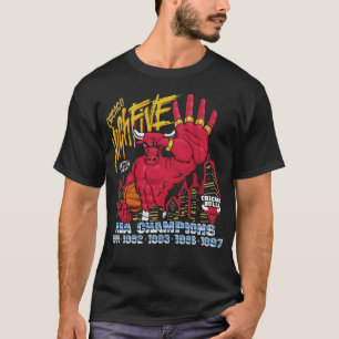T-shirt Chicago Basket-ball High Five
