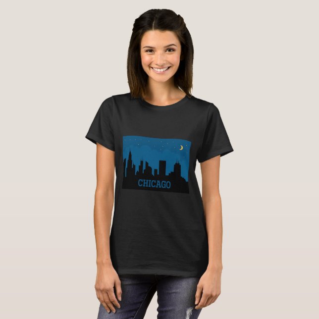 T-shirt Chicago City (Devant entier)