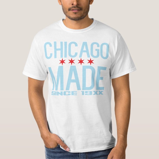 T-SHIRT CHICAGO FAIT - DEPUIS 19XX (Devant)