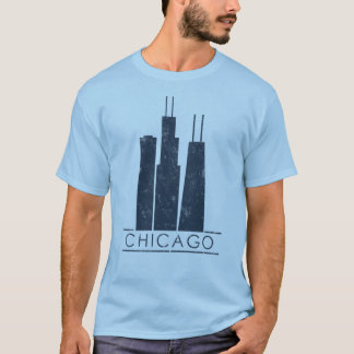 T-shirt Chicago - gratte-ciel iconiques