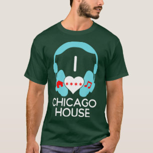 T-shirt Chicago House Music - Casques