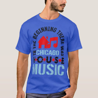 T-shirt Chicago House Music - Disco Edm Dj Vintage260