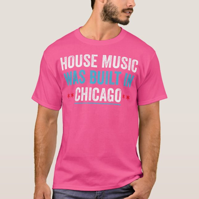 T-shirt Chicago House Music Dj Edm (Devant)