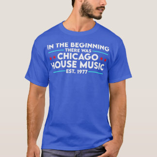 T-shirt Chicago House Music - EDM DJ Vintage