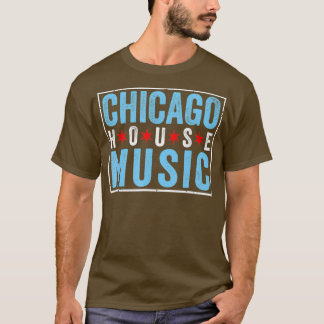 T-shirt Chicago House Music - EDM Vintage DJ stylish