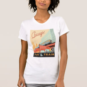 T-shirt Chicago, IL - Train "L"