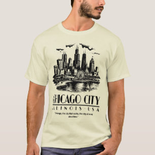 T-shirt Chicago Illinois États-Unis