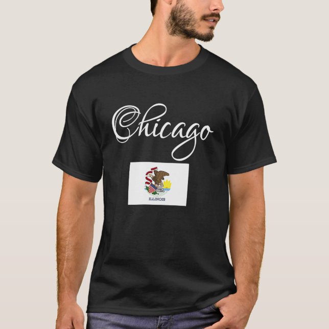 T-shirt Chicago, Illinois USA 1 (Devant)