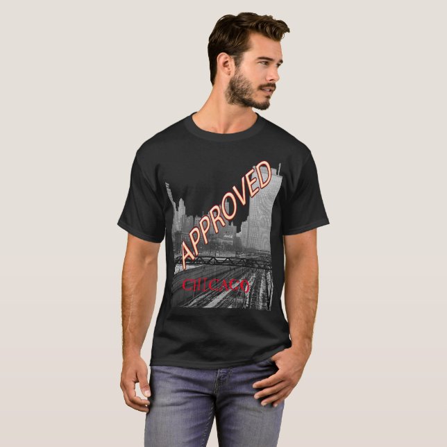 T-shirt Chicago Michigan Avenue @ Nuit 6 mars 1967 (Devant entier)