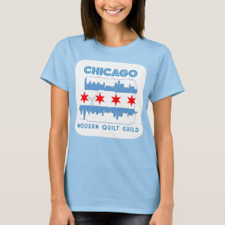 T-shirt Chicago Modern Quilt Guild Design