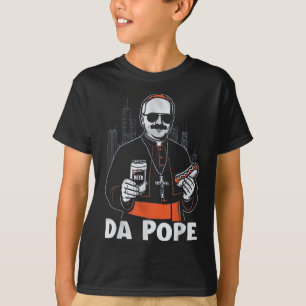 T-shirt Chicago Pope Leo Xiv " ; da Pope" ; T-shirt.
