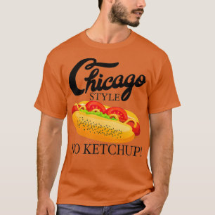 T-shirt Chicago Style Hot Dog été 4 juillet pas de cadeau