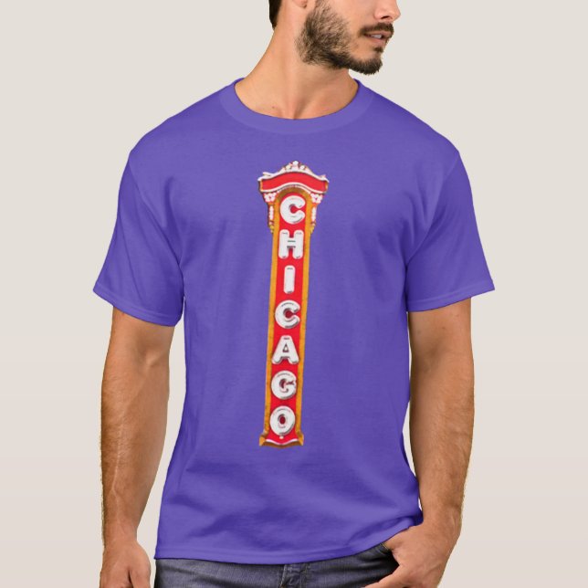 T-shirt Chicago Theatre (Devant)
