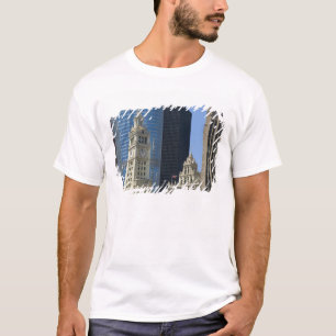 T-shirt Chicago, Wrigley Building avec Trump Hotel &