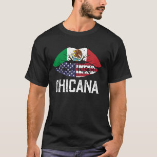 T-shirt Chicana Femmes Chemises Mexique Mexicain Américain