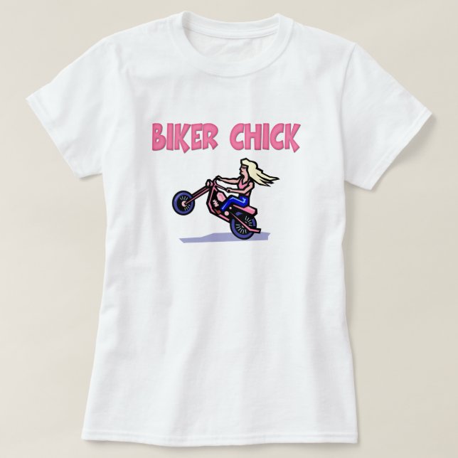 T-shirt Chick Biker (Design devant)