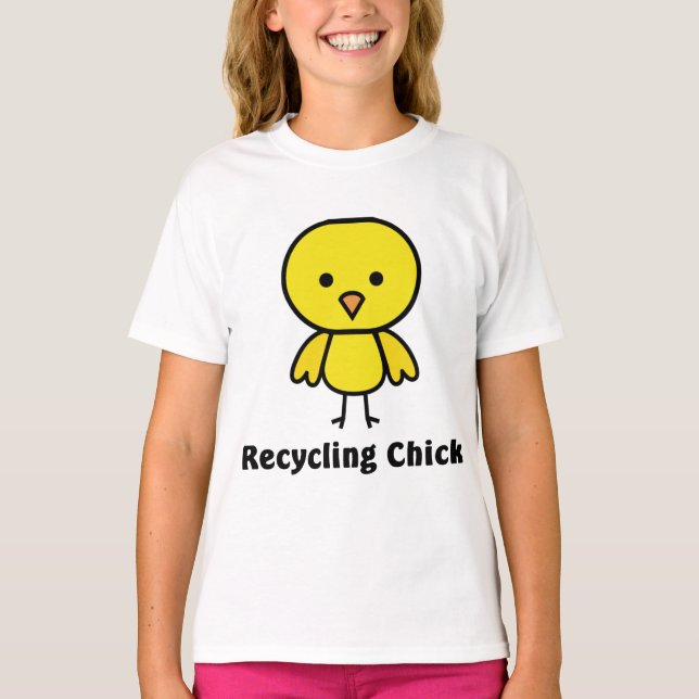 T-shirt Chick de recyclage (Devant)