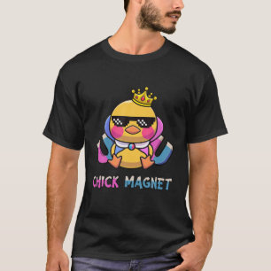 T-shirt Chick Magnet Funny Garçons Enfants Valentines Jour