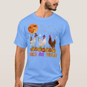 T-shirt Chick Ou Traiter Citrouille Halloween 2022 Horreur