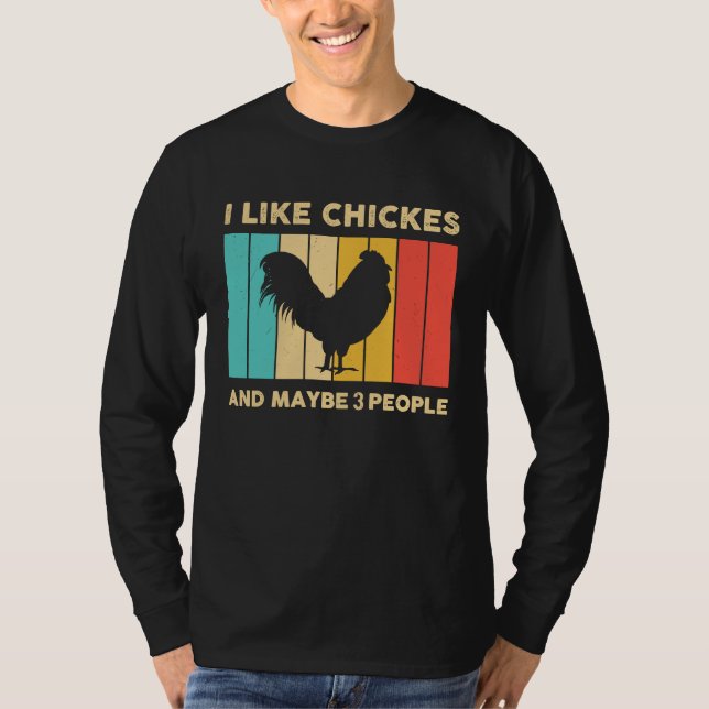 T-shirt Chicken  Chicken  Women Men Farmer (Devant)