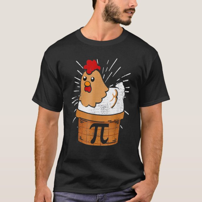T-shirt Chicken Pot Pie  Math pun Chicken Pot Pi (Devant)