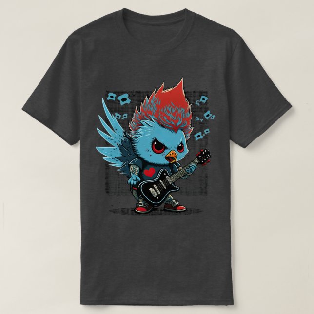T-shirt Chicken Rocker (Design devant)
