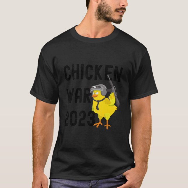 T-shirt Chicken War 2023 The Battle Of The Chickens (Devant)