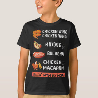 T-shirt Chicken Wing Chicken Wing Hot & Bologne Chanson Ly