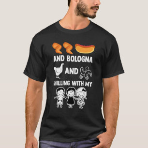 T-shirt Chicken Wing Hot Chien Bologne Chilling Avec Mes E