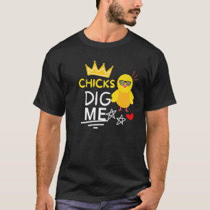 T-shirt CHICS ME DIG .BABY BIRD Premium