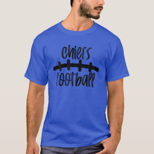 T-shirt Chiefs Football School Spirit Team Mascot Game Nig