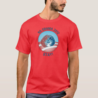 T-shirt Chien 2012 de la Pro-BO Obama