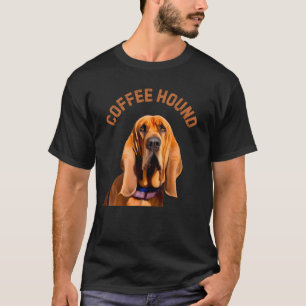 T-shirt Chien à café