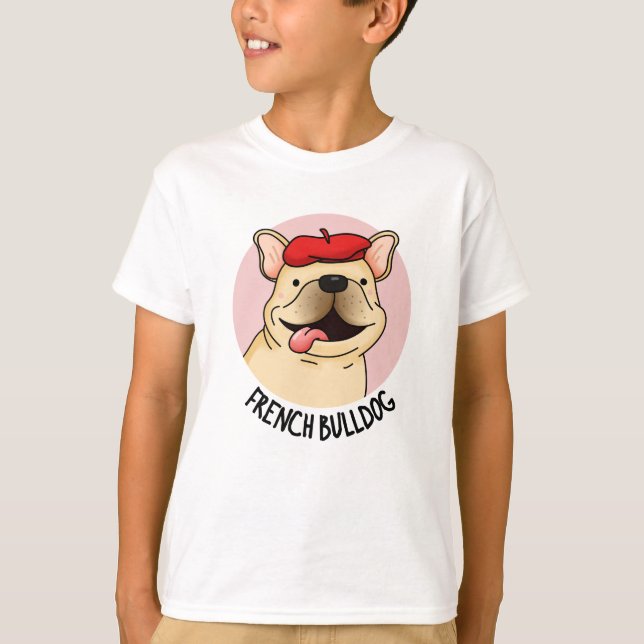 T-shirt Chien à Chien à Chien à la française (Devant)