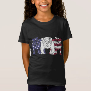 T-Shirt Chien à chien de taureau américain cadeau de drape