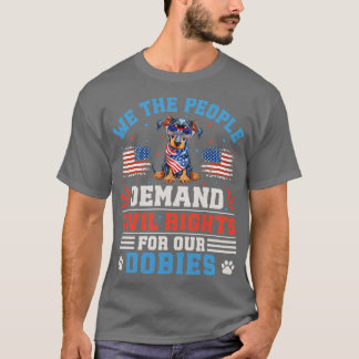 T-shirt Chien à dote patriotique 1