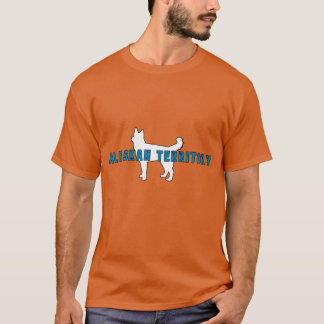 T-shirt Chien à traîneaux du Territoire de l'Alaska